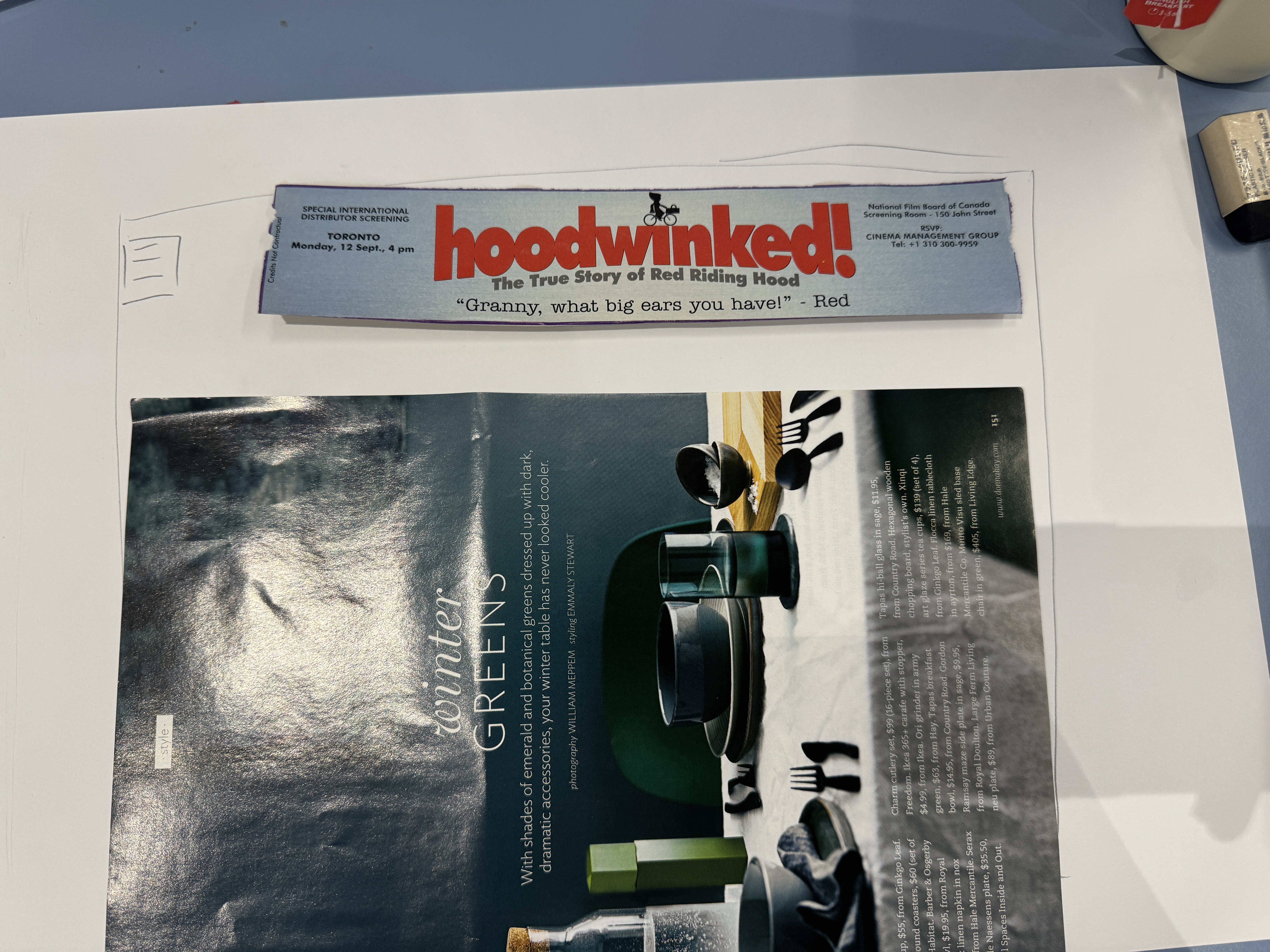 This picture is the paper prototyping done in class. This one shows the approximate position of the website's home page title that I envisioned, and below the title is the picture.